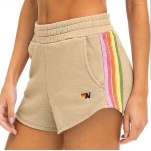 Aviator Nation 5 STRIPE JOGGER SHORTS